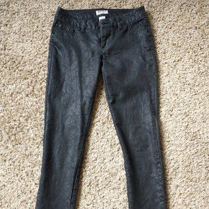 Mudd - Size 7 Black Leather-Type Leggings